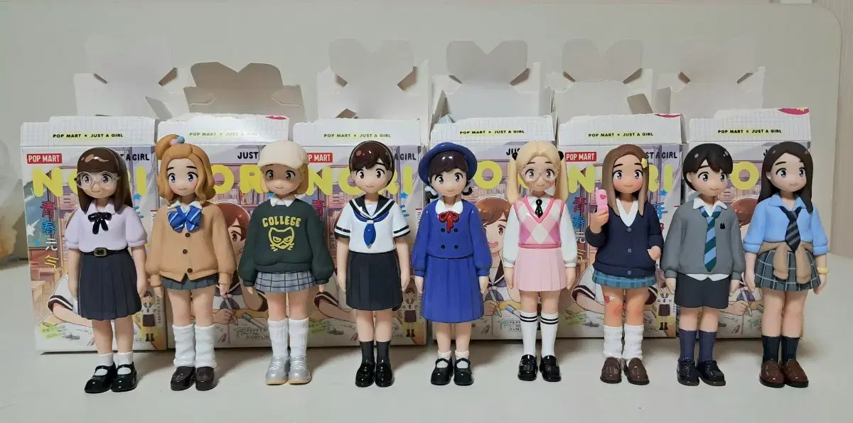 팝마트 노리 룩북 피규어
