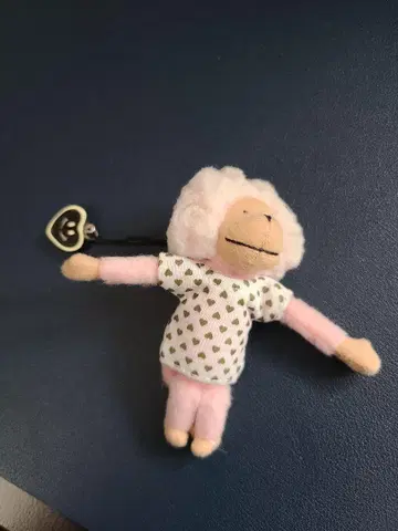 유나이티드 애로우즈 몽키 스트랩 하트 무늬 핑크 아프로 몽키