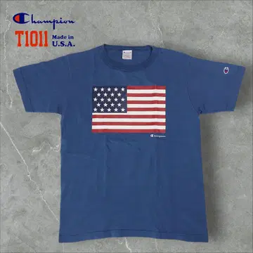 새상품급 챔피온 챔피언 USA T1011 성조기 티셔츠/M