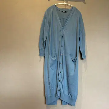 zucca 주카 롱 가디건 스카이블루 파랑
