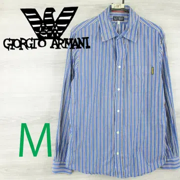 ARMANI 아르마니 청바지 <스트라이프 코튼 긴팔 셔츠> M2187c