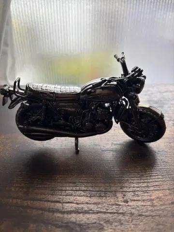 스즈키 GT750 바이크 미니어처 금속제 실버