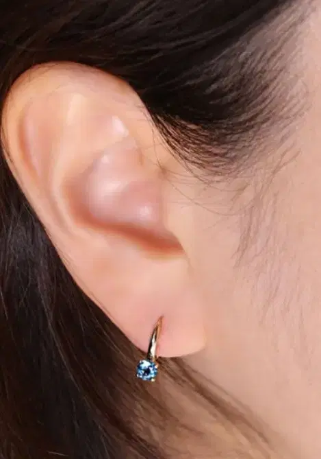 14k Topaz Earrings