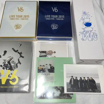 V6 기념품 DVD 2015 응원봉 최초 한정판