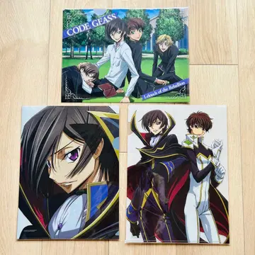 코드 기어스 루루슈 자쿠 클리어 파일 잡지 부록 3매 세트