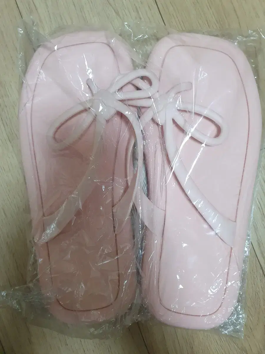 새상품) 핑크쪼리 슬리퍼