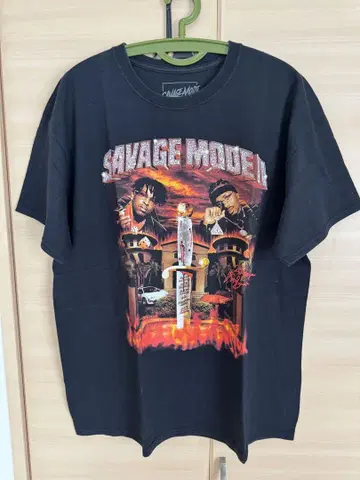 21savage Metro Boomin 티셔츠 SAVAGE MODE