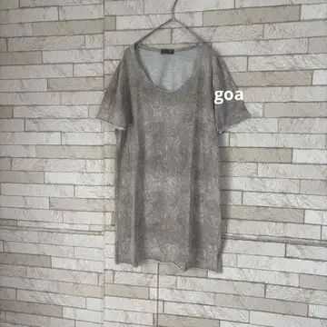 레어 goa 고아 페이즐리 티셔츠 빈티지 반팔 paisley