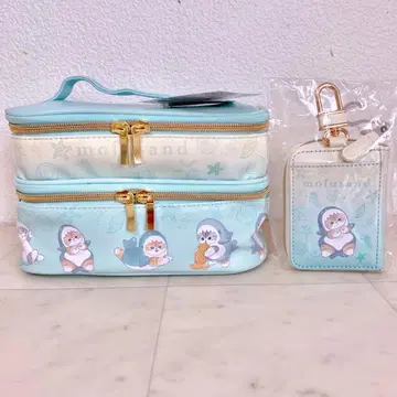 mofusand 아쿠아리움 상어 베니티 키 케이스 2개 세트