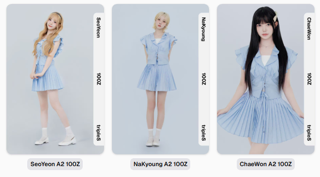 Triples Atom02 Welcome Seoyeon, Nakyung, Chaewon objec for sell.