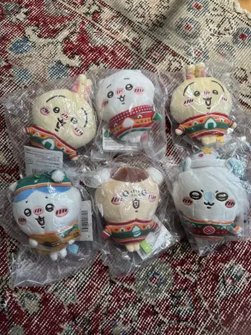 치이카와 (먼작귀) 에니마이 복권 D상 봉제 인형 키링 컴프 세트