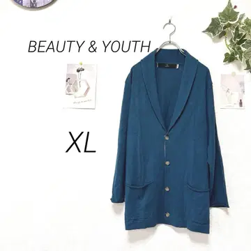 8958 BEAUTY & YOUTH 가디건 XL 코튼 린넨