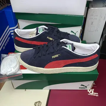 미사용 배송비 포함 PUMA SUEDE VTG 네이비/레드