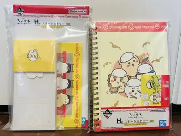 치이카와 제일복권 모두 함께 라면 H상 문구 세트 2종