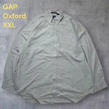 [단일 상품] GAP Oxford 2XL 스트라이프 버튼 다운 셔츠