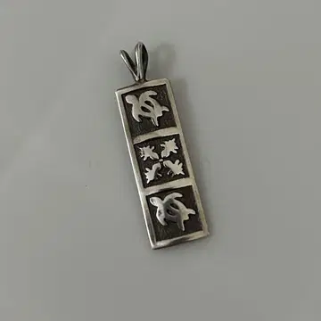 펜던트 탑 헤드 남성용 여성용 실버 925 호누 목걸이