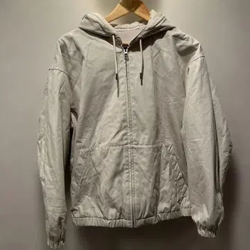 유니클로 U 후디드 집업 블루종 내추럴 컬러 L 사이즈