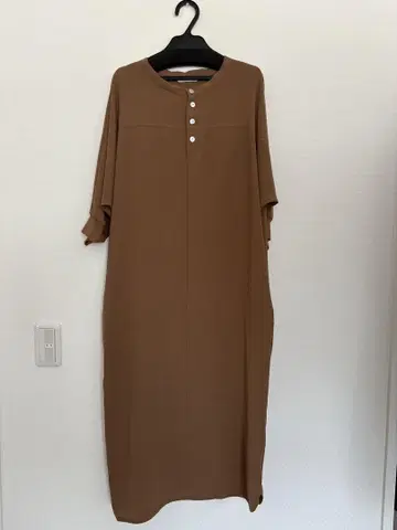 롱 원피스 반팔 메르베유 아쉬