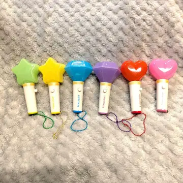 가챠가챠 응원봉 세트 하트 크리스탈 다이아 스타 별 덕질