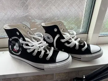 컨버스 디즈니 40주년 기념 한정판 콜라보 스니커즈 24.5cm 미키