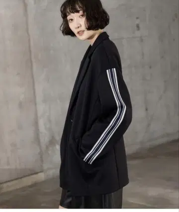 자켓 테일러드 자켓 트랙 라인 테일러드 자켓