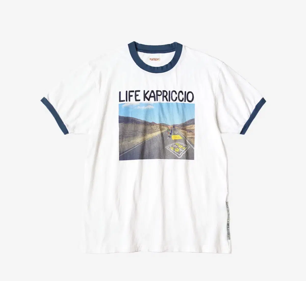 KAPITAL 25SS 링거티셔츠 캐피탈 스마일