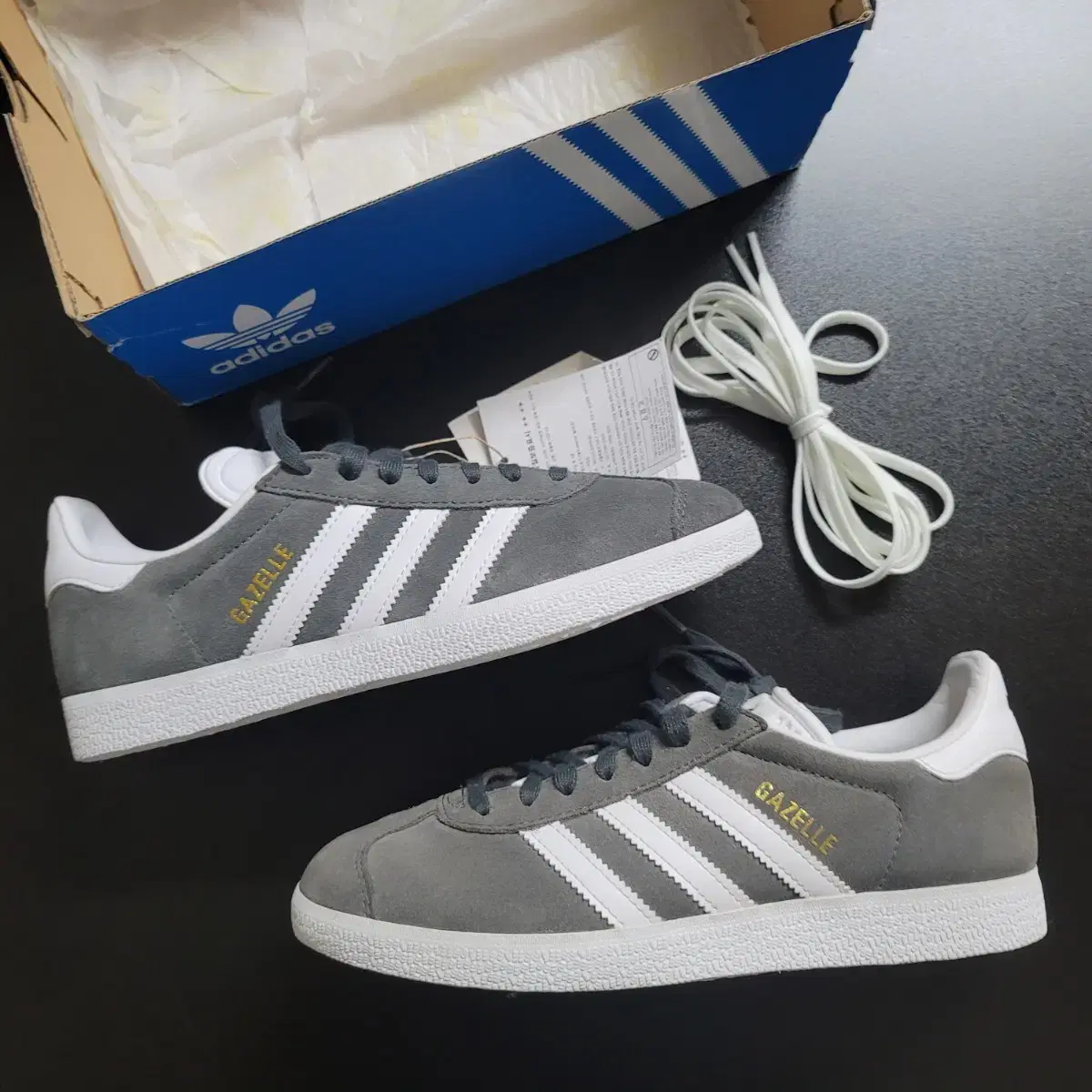 235] Adidas/Gazelle Solid Gray #bb5480 on Bunjang Global Site.