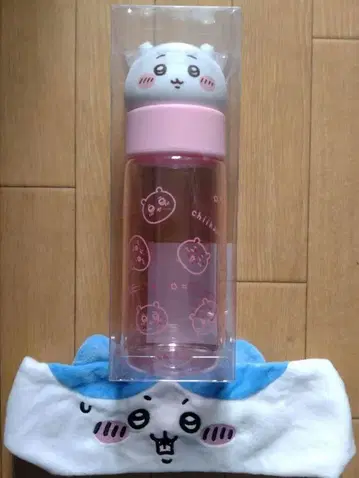 치이카와 (먼작귀) 얼굴 마이 보틀 & 하치와레 헤어밴드