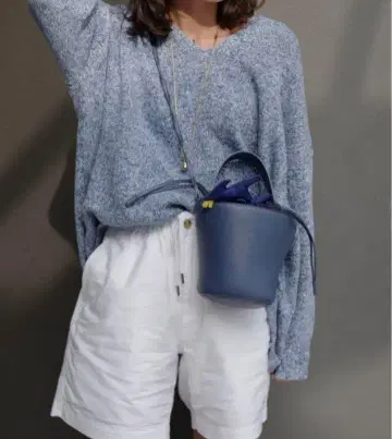 [새상품급] 한정판 Ayako 백 Pottery Bag BLUEBELL