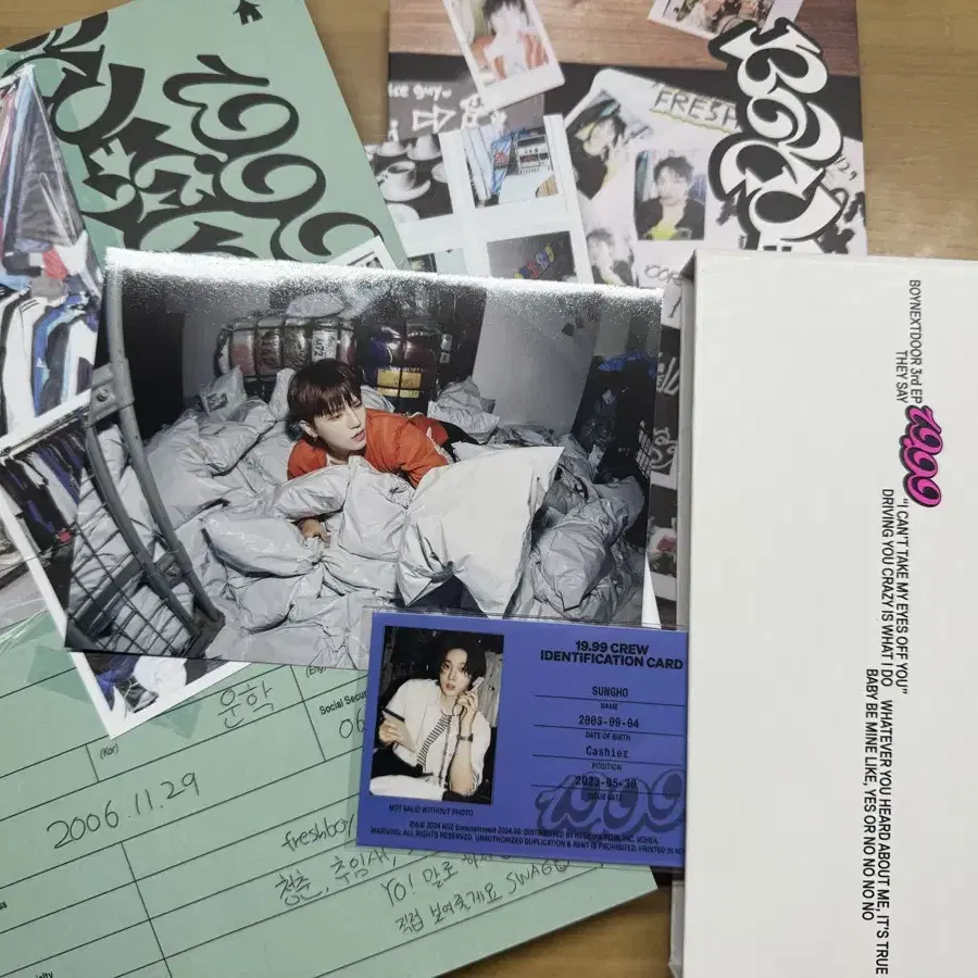 (新品未使用未開封) Boynextdoor 19.99 twenty nice Amazon.com: BOYNEXTDOOR 19.99 Album [Nice + Dangerous +