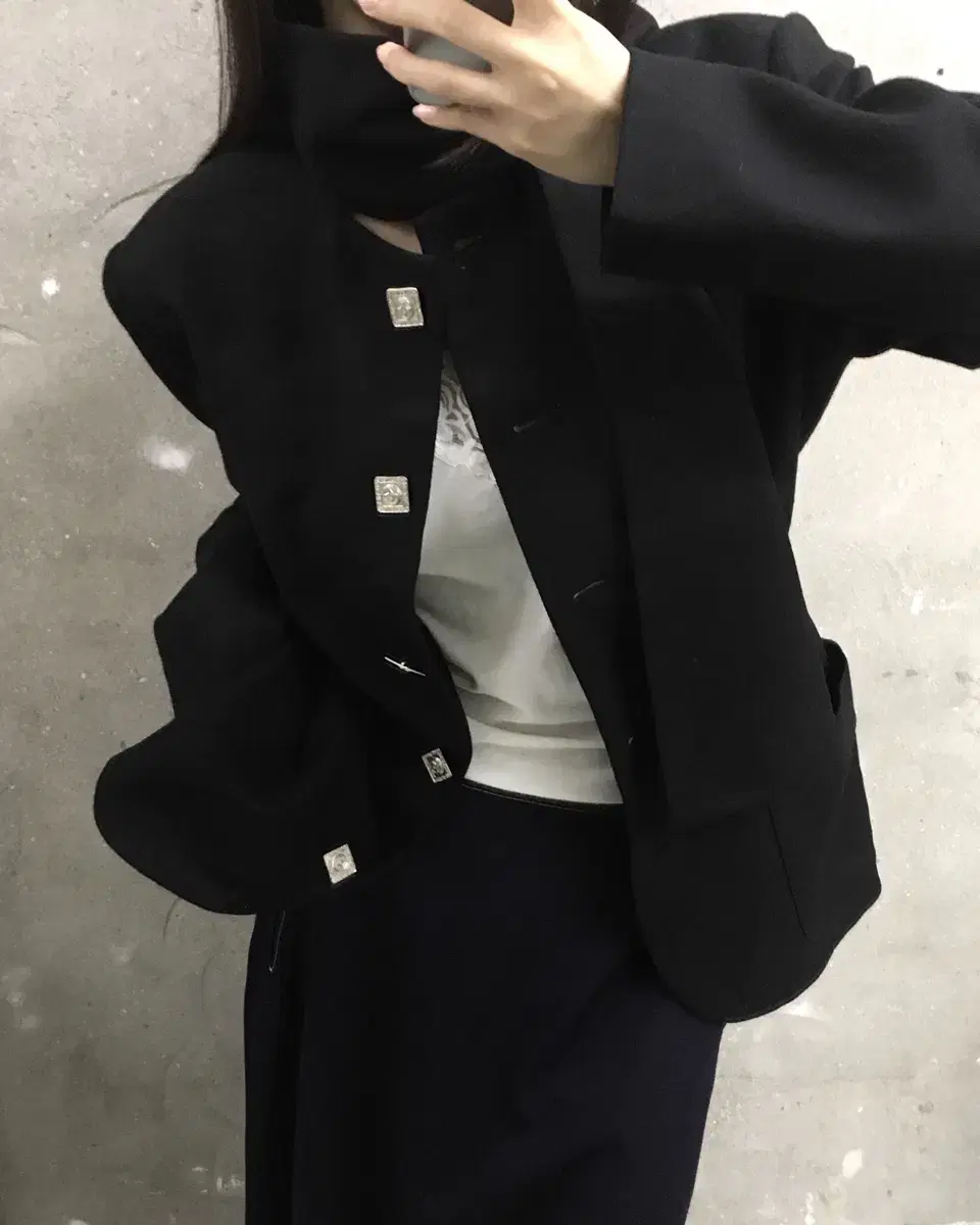 Jean Paul Gaultier Junior Gaultier 90s Black Wool Jacket