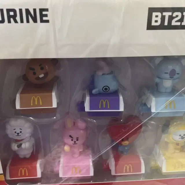 방탄소년단 맥도날드 bt21 피규어