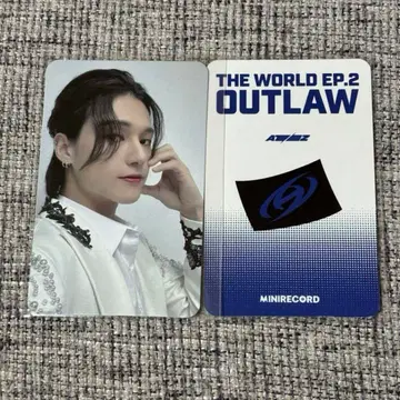 ATEEZ 미니 레코드 라키드로 4.0 트레이딩 카드 우용