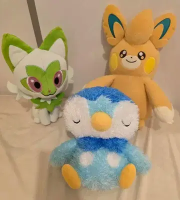 팽도리 파모트 냐오하 포켓몬 봉제 인형 세트