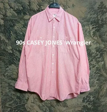 90s CASEY JONES Wrangler 랭글러 스트라이프 셔츠