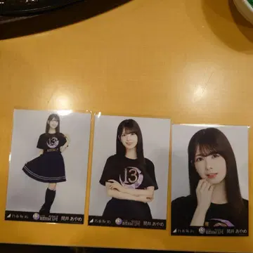 노기자카46 츠츠이 아야메 브로마이드 13thBD 라이브 티셔츠 컴프