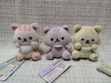 리락쿠마 테노리 봉제 인형 제비꽃 코리스 사쿠라 코리스 레몬 코리스
