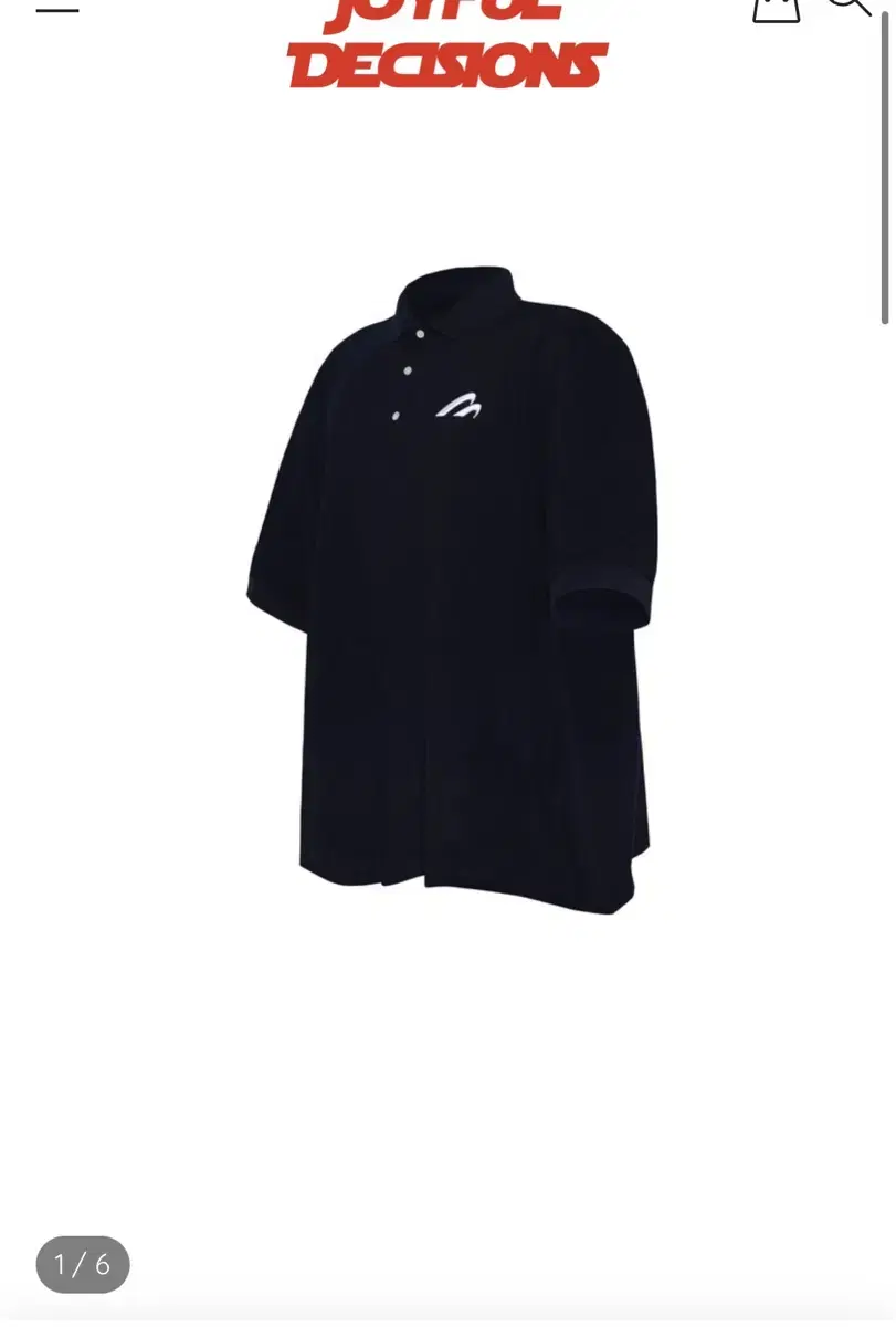 MJD oversized polo navy 판매 -L size