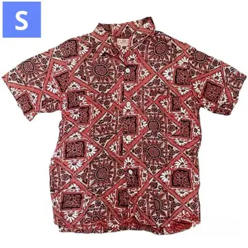 BRENT 빈티지 알로하 셔츠 패턴 셔츠 빈티지 남성용 S 사이즈