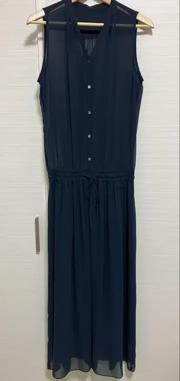 저널 스탠다드 레사주 쉬폰 원피스 네이비