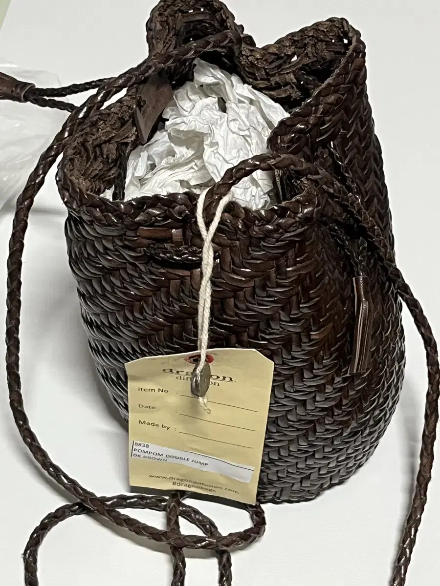 Dragon Diffusion Dragon Bag Pompon Dark Brown