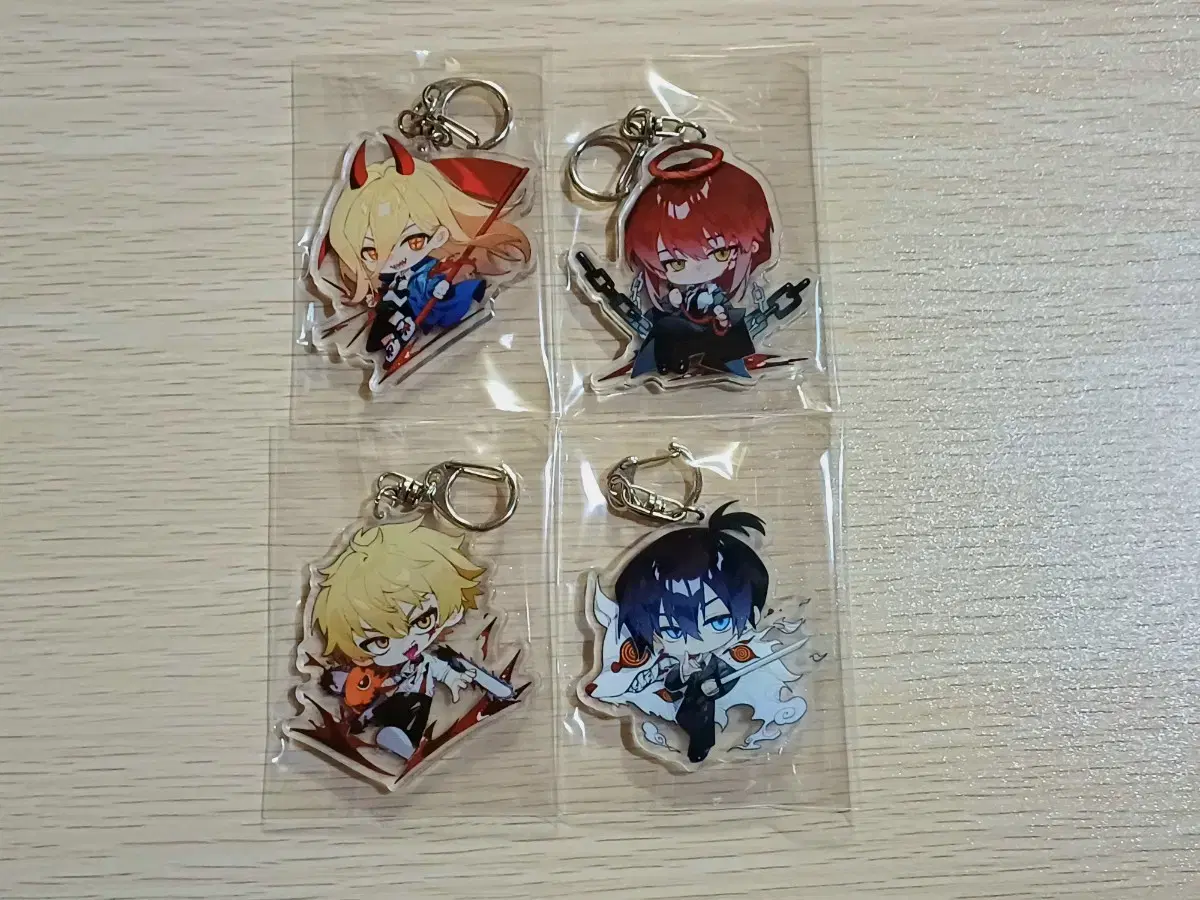 Power Makima Denji Aki Keyring Chainsaw Man unofficial goods