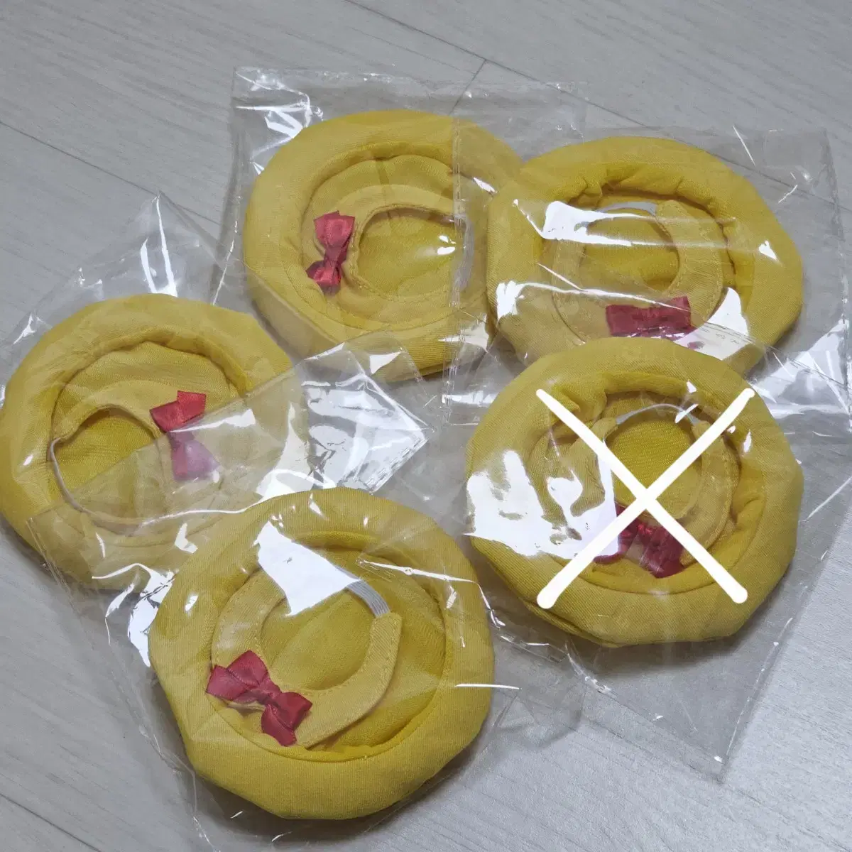 (4개 세트) 플레이브 10cm 솜인형 어린이날 의상