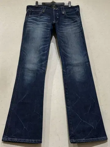 오벨리스크 No5291 부츠 컷 데님 팬츠 진한 인디고