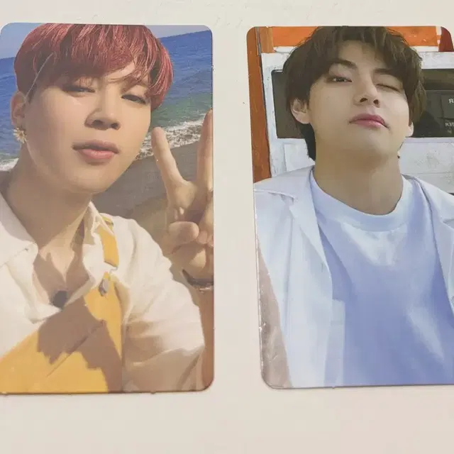 방탄소년단 뷔 지민 포카 양도