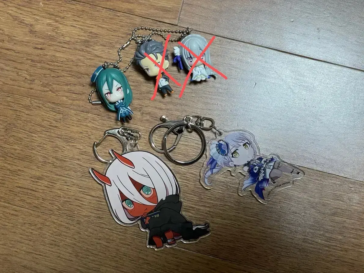 Re:Xero gacha, XeroTwo key ring, Bang Dream! key ring