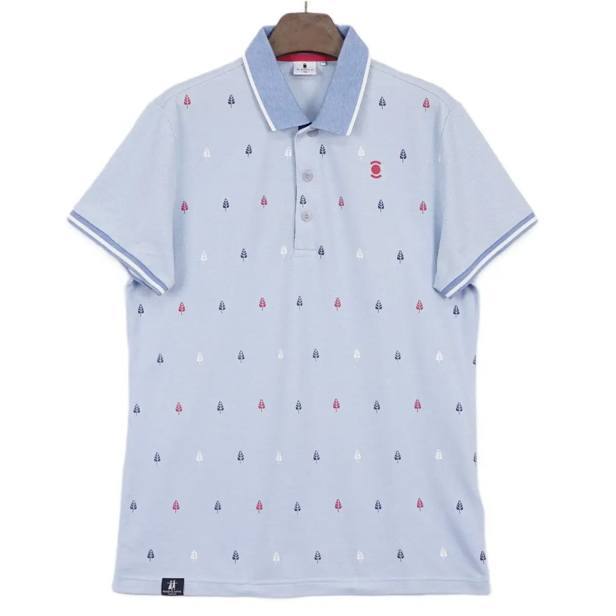 W.angle Golf Men's Printed Vahn Sleeve T-Shirt 100 size