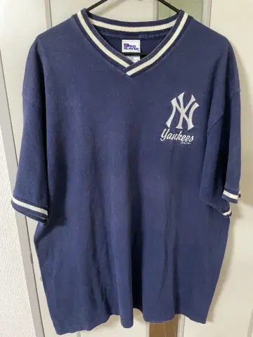 90s MLB PRO PLAYER 양키스 반팔 티셔츠 XL 자수