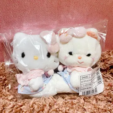 산리오 요시마루 마스코트 홀더 세트 헬로키티 크리미 고양이 미개봉