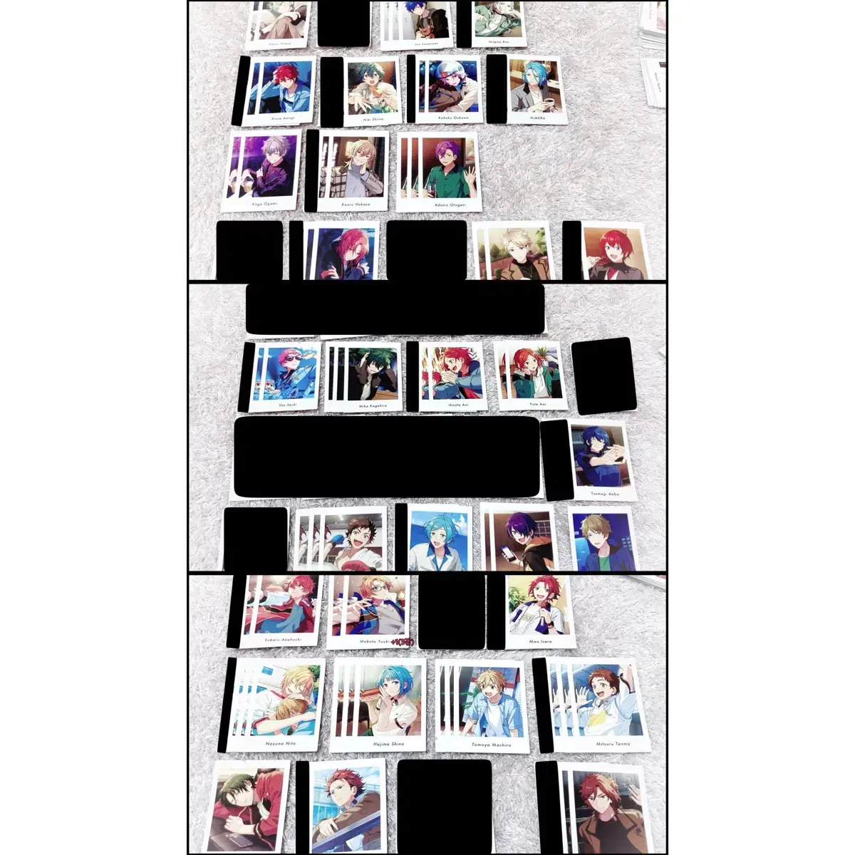 61장 일괄) 앙스타 앙상블스타즈 파샷츠 2탄 프라이빗 히요리 린네 니키